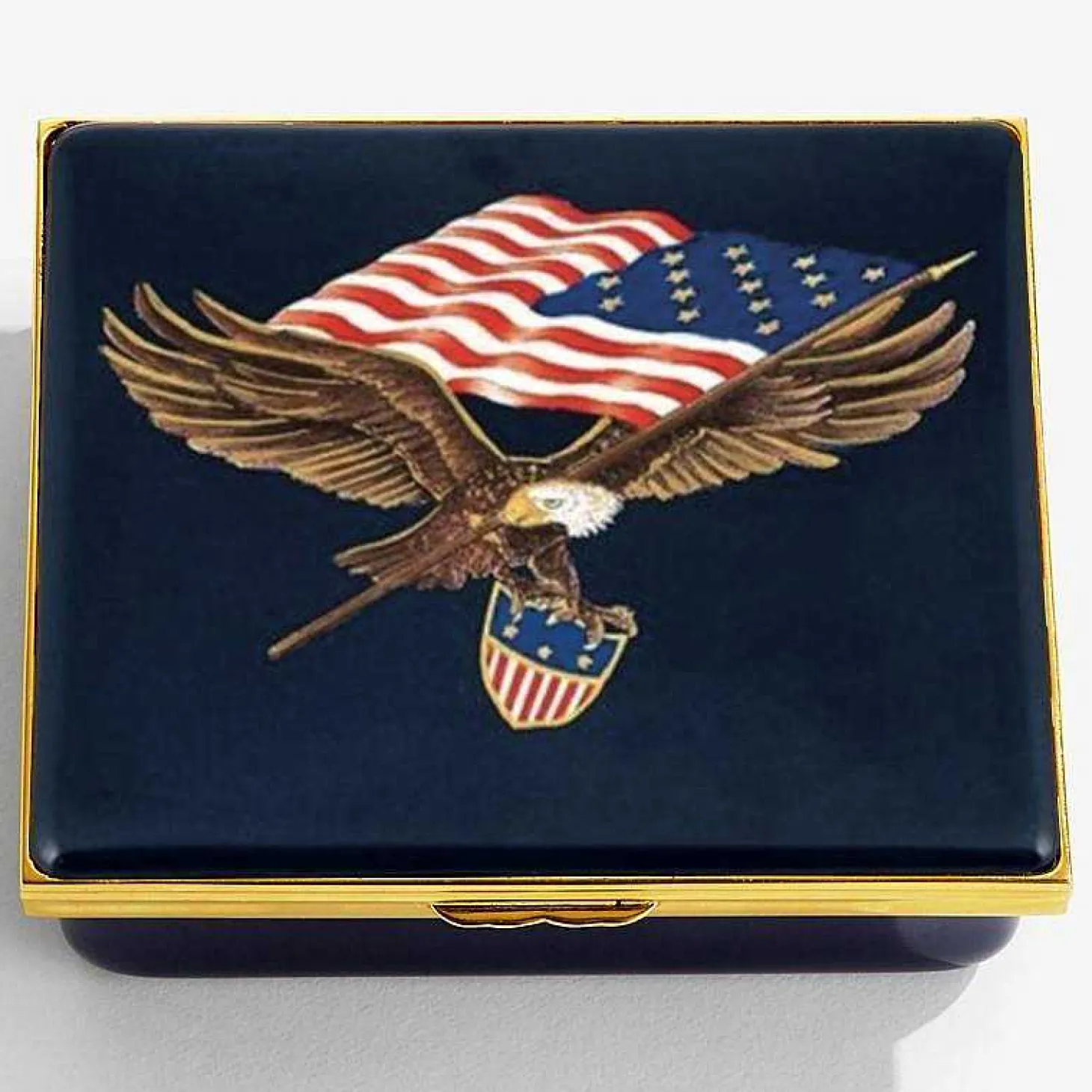 The Star Spangled Banner Enamel Box | Halcyon Days