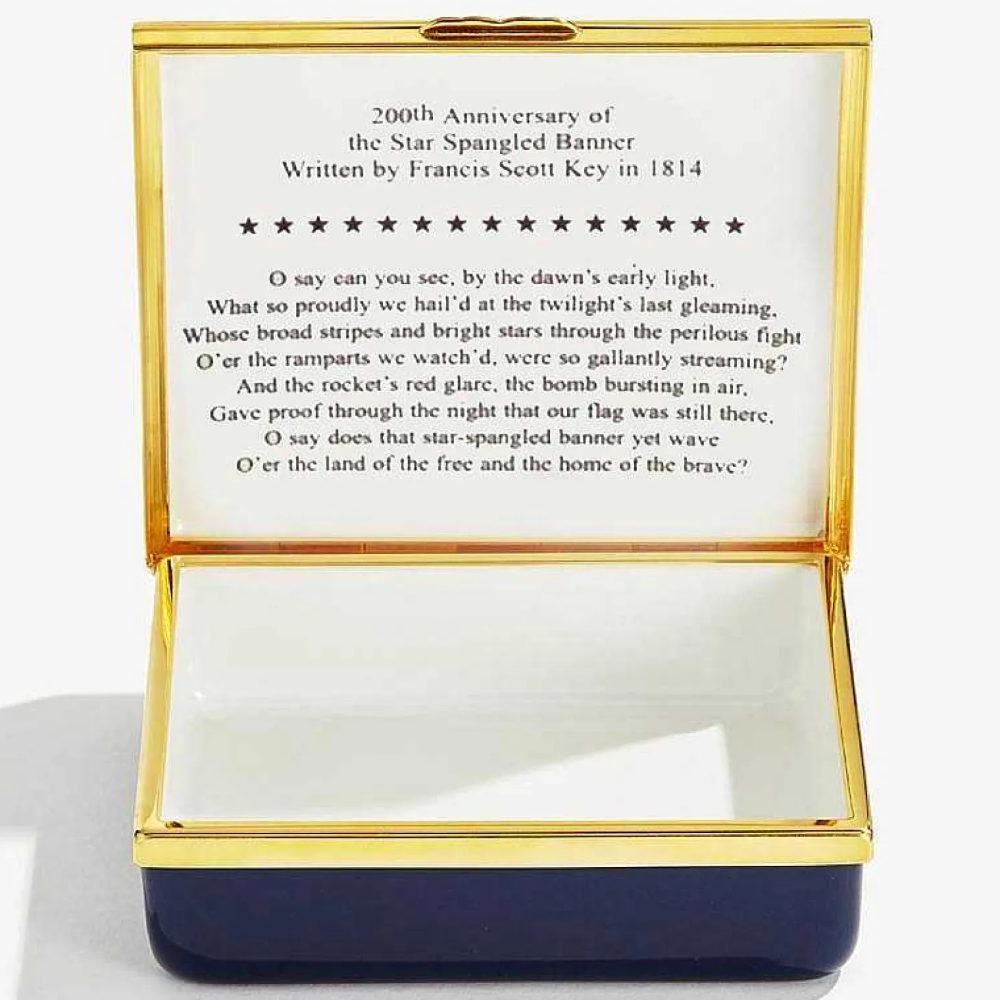 The Star Spangled Banner Enamel Box | Halcyon Days