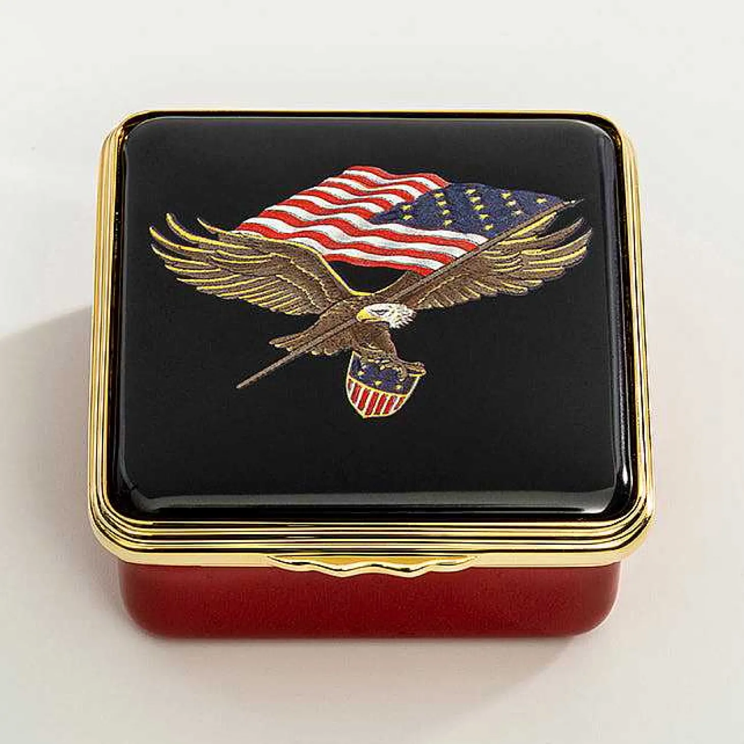 The Star Spangled Banner Enamel Box | Halcyon Days