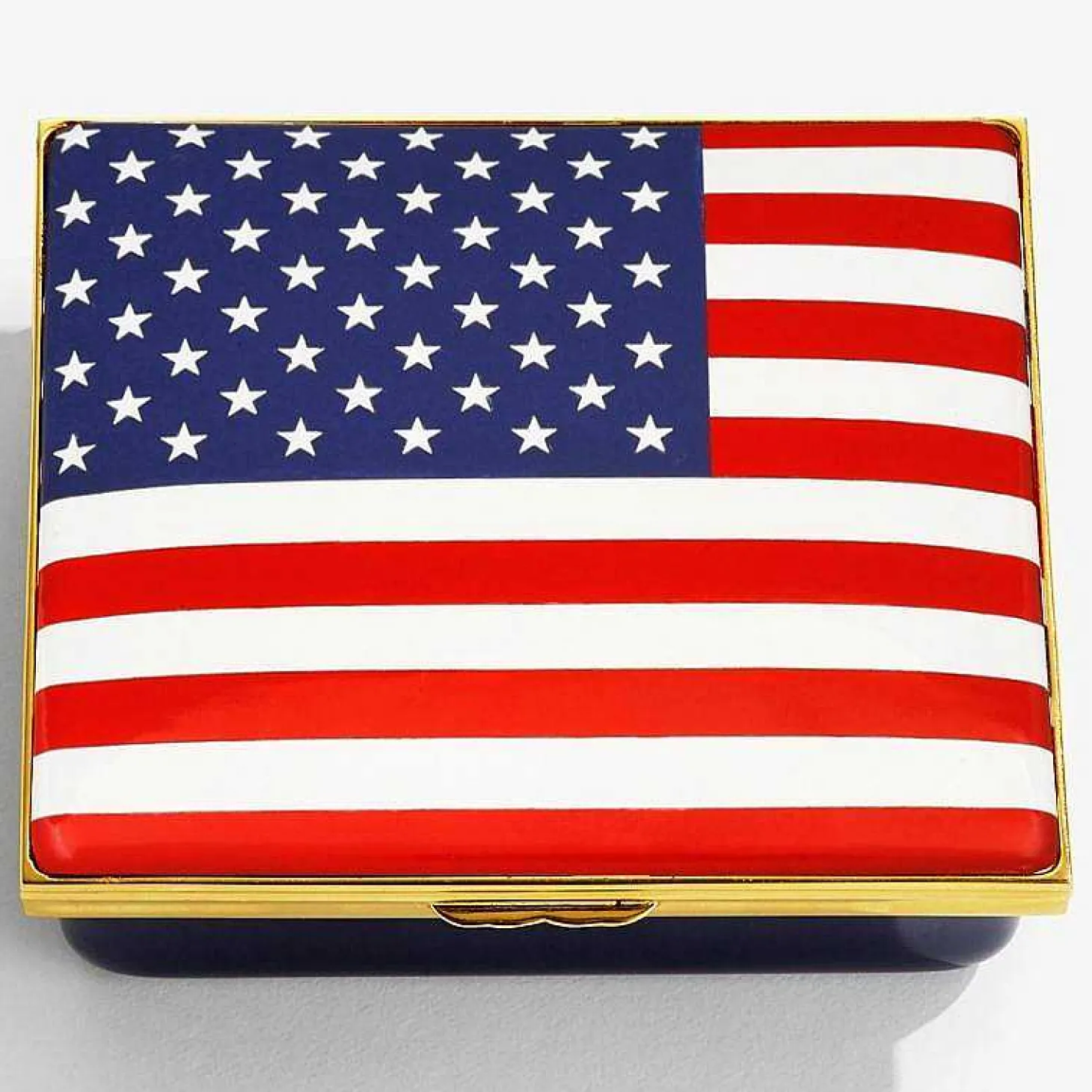 The Stars & Stripes Enamel Box | Halcyon Days