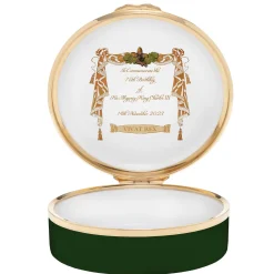 The 75Th Birthday Of His Majesty King Charles Iii Enamel Box