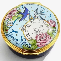 Time Flies Enamel Box | Halcyon Days