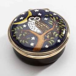 Too-Wit Too-Woo, I Love You Enamel Box | Halcyon Days