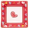 True Love Red Square Trinket Tray | Halcyon Days