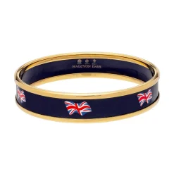Union Flag Enamel Bangle | Halcyon Days
