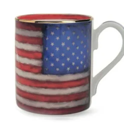 Usa Flag Fine Bone China Mug | Halcyon Days