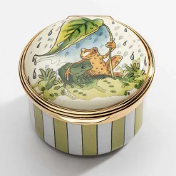 We All Need Someone Green Enamel Box | Halcyon Days