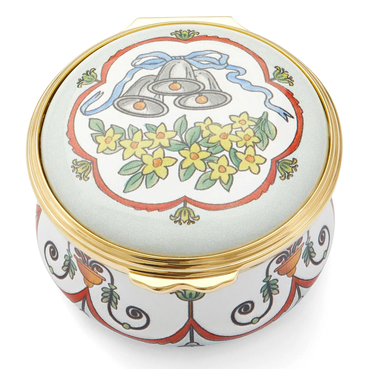 Wedding Bells Enamel Box - Personalised
