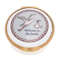 Welcome To The Family Enamel Box