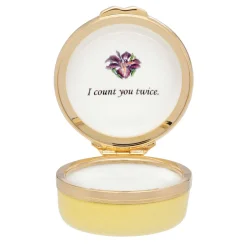 When I Count My Blessings Enamel Box - Personalised