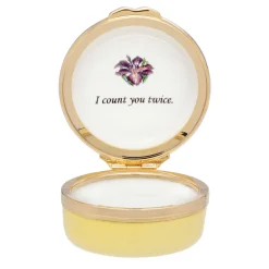 When I Count My Blessings Enamel Box | Halcyon Days