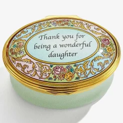 Wonderful Daughter Enamel Box | Halcyon Days