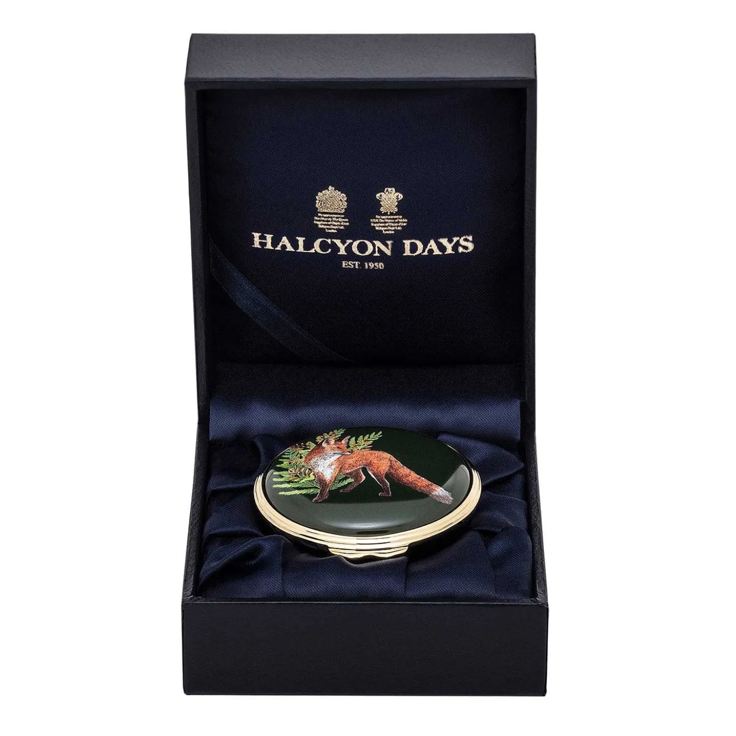 Woodland Wildlife Fox Enamel Box