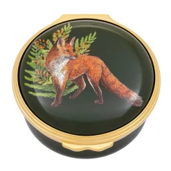 Woodland Wildlife Fox Enamel Box