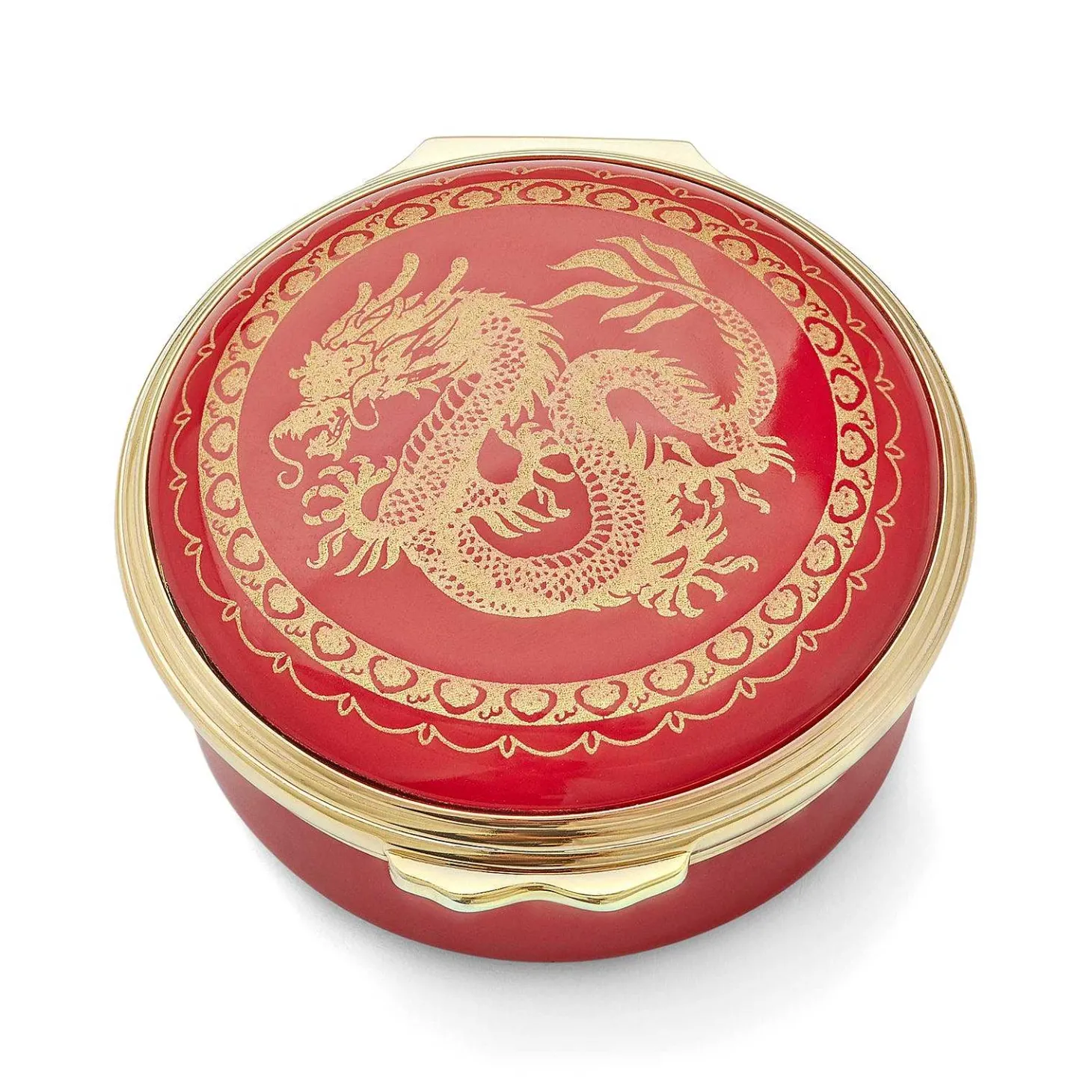 Year Of The Dragon Enamel Box