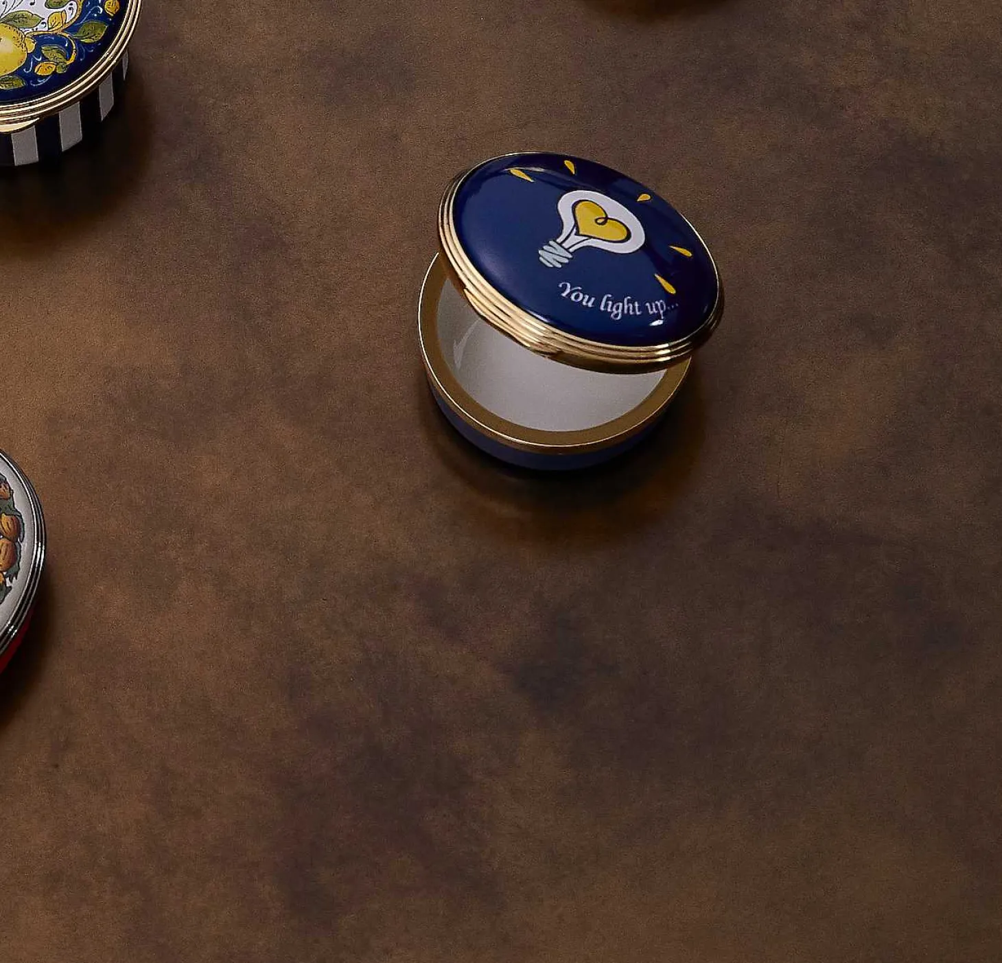 You Light Up My Life Enamel Box | Halcyon Days