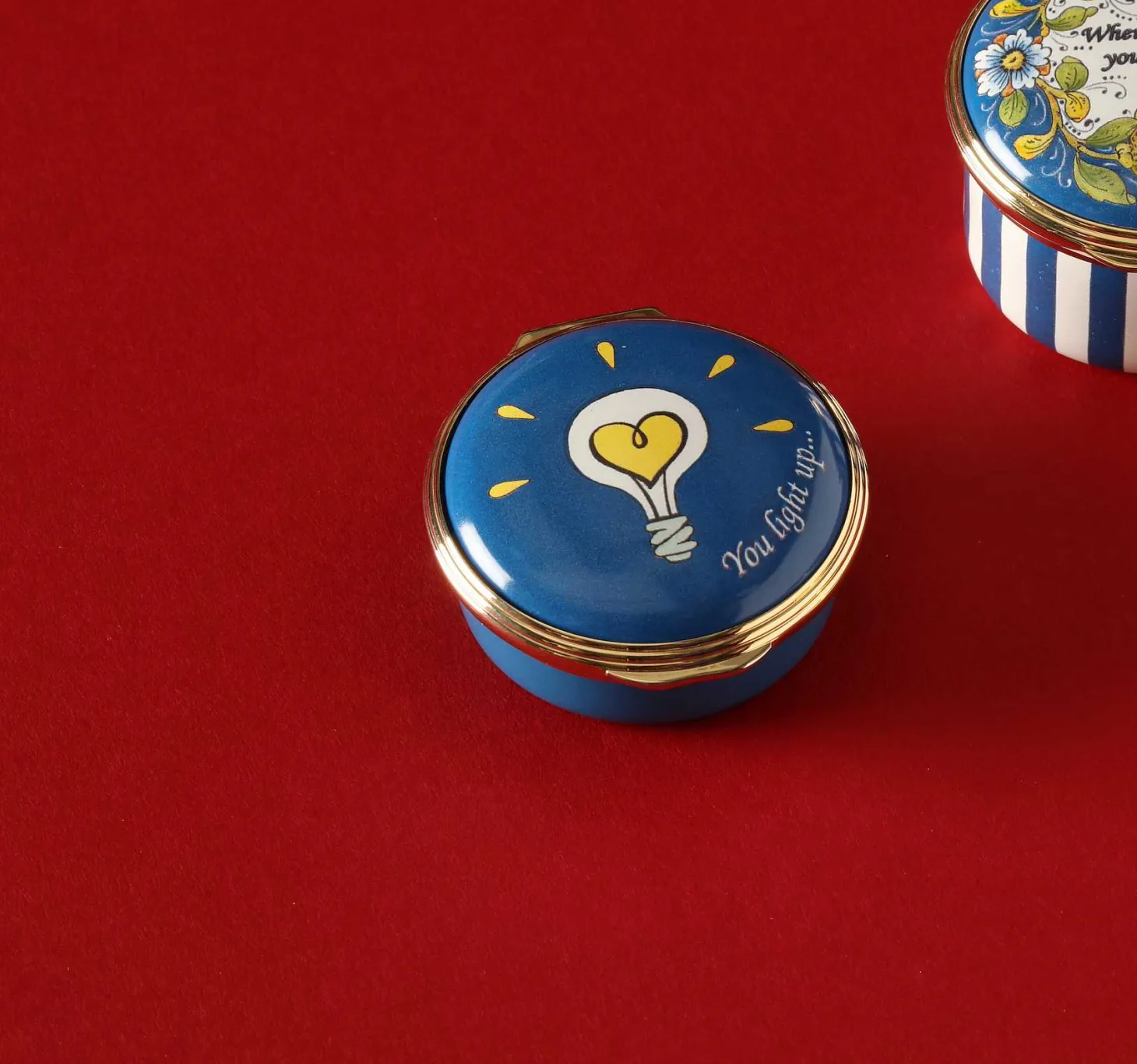 You Light Up My Life Enamel Box | Halcyon Days